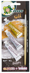 Jolly Jolly Tempera Verf Metallic Set 3 stuks