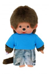 Monchhichi peluche garçon street fashion poupée douce 20cm