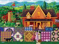 SunsOut puzzel legpuzzel Joseph Burgess Morning Day Quilt 1000 stukjes