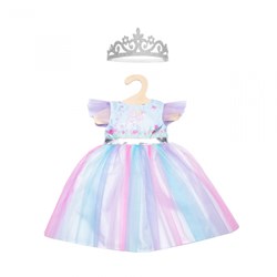 Heless babypop jurk fee en eenhoorn met kroon 28-35cm poppenkleding