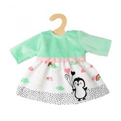 Heless robe de poupée pingouin - vêtement poupée 28-35cm - multicolore