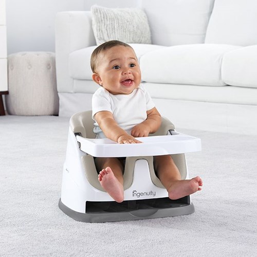 Ingenuity rehausseur bébé 2-en-1 Cashmere - chaise haute beige