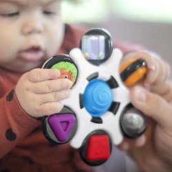 Baby Einstein sensorisch speelgoed Curiosity Clutch - multikleur - educatief