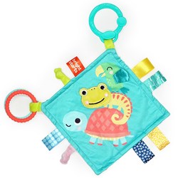 Bright Starts knuffeldoekje Fuzzy Feelies - multicolor baby speelgoed