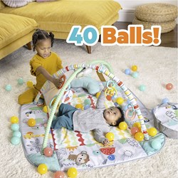 Bright Starts speelkleed 5-in-1 Ballenbak & Speelgym voor baby's