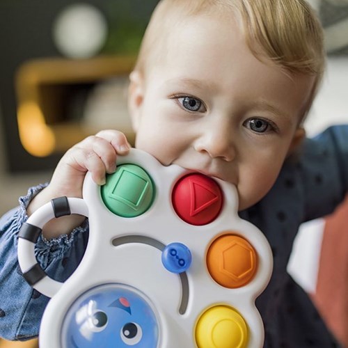 Baby Einstein jouet sensoriel Opus Shape Pops hochet anneau dentition-2