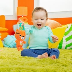 Bright Starts tijger speelgoed - Jingle Joy On-The-Go Toy voor baby's