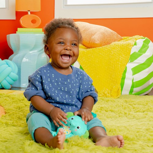 Bright Starts baby speelgoed olifant - muziek mobiel voor onderweg-3