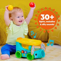 Bright Starts safari bus speelgoed - interactief ballenspel voor baby's