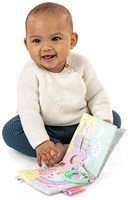 Ingenuity babyboekje pluche Soft Book Deni met activiteiten en bijtring-2