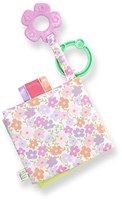 Ingenuity babyboekje pluche Soft Book Deni met activiteiten en bijtring-3