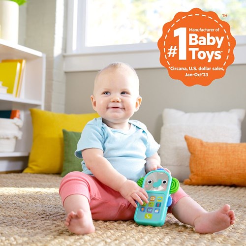 Bright Starts baby telefoon Elephone - interactief speelgoed vanaf 6 maanden-3