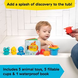 Baby Einstein badspeelgoed Opus Bath Pals 11-delige badset multicolor