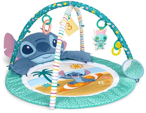 Bright Starts babygym Stitch speelkleed blauw tropisch avontuur-2