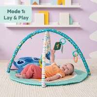 Bright Starts babygym Stitch speelkleed blauw tropisch avontuur
