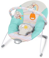 Bright Starts Winnie the Pooh baby wipstoel met vibratie en comfort