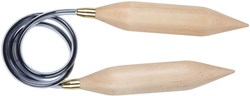 Aiguilles à tricoter circulaires KnitPro Jumbo Birch 120cm 35,00mm - 3pcs