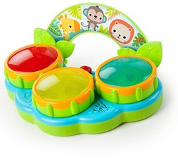 Bright Starts Safari Beats muzikale speelgoed trommel geel baby
