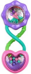 Bright Starts rammelaar baby speelgoed barbell roze multi