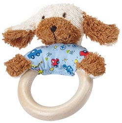 Käthe Kruse jouet à saisir en bois chien - anneau de dentition bébé