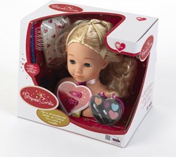 Klein Princess Coralie tête à coiffer jouet maquillage tête blonde rose