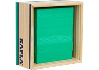 Kapla coffret de construction vert clair - 40 planchettes en bois jouet de construction