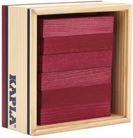 Kapla coffret de construction - planchettes bois violet - 40 pièces - jouet créatif