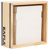 Planches de construction en bois Kapla 40 blanches en boîte