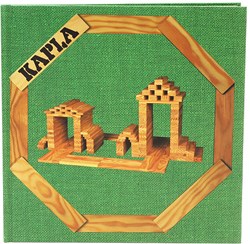 Kapla blocs de construction livre 3 vert inspiration pour jeunes bâtisseurs