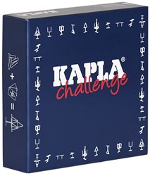 Kapla coffret de construction - KAPLA Challenge Français 12 cartes défi 16 planchettes naturelles