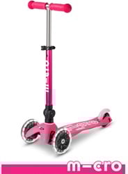 Micro step Mini Micro scooter Deluxe foldable LED pink