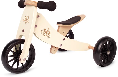 Kinderfeets Velo d equilibre en bois 2 en 1 tricycle a partir de 1 an