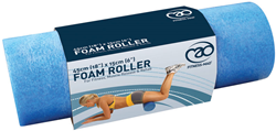 Fitness-Mad foam roller blauw 45x15 cm - massage en herstel