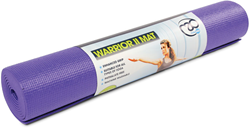 Fitness-Mad yogamat Warrior II 4mm paars – antislip en comfortabel