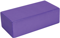 Fitness-Mad yoga blok paars hi-density 22x11x7cm ondersteuning