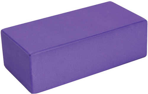Fitness-Mad yoga blok paars hi-density 22x11x7cm ondersteuning