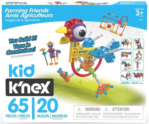 K'nex bouwset Farmin Friends - kleurrijk constructiespeelgoed boerderij