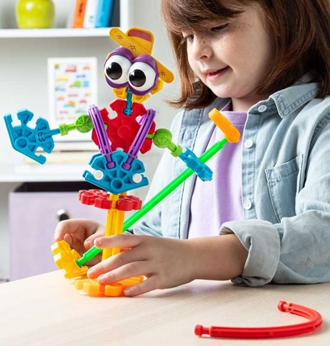 K'nex bouwset Farmin Friends - kleurrijk constructiespeelgoed boerderij-3
