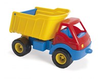 Dantoy camion benne roues plastiques jouet durable chantier