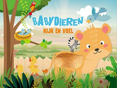 Lantaarn livre à toucher bébés animaux - livre interactif pour tout-petits avec textures