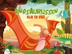 Lantaarn voelboek dinosaurussen - interactief kinderboek met dino's