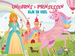 Lantaarn voelboek unicorns en prinsessen kartonboek voor peuters