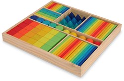 Kinderfeets gemixte blokken - regenboog