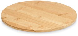 Kinvara bamboe snijplank - roterend rond 30cm duurzaam keukenaccessoire