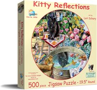 SunsOut puzzel Kat Kitty Reflections - 500 stukjes karton-2