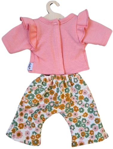 Hollie poppenkleding set Pansy flowerpower - kleurrijke outfit voor poppen-2