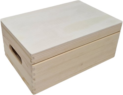 Hobbygroep boîte de rangement en bois petite 30,2 x 20,2 x 13,2 cm jouet