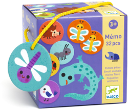 Djeco jeu éducatif memory petits animaux carton FSC