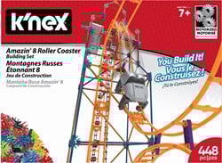 K'nex achtbaan bouwset - Amazin 8 rollercoaster STEM speelgoed