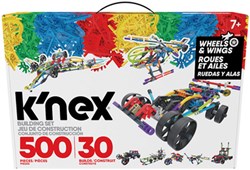 K'nex bouwset Wings and Wheels - 500 stuks - 30 modellen - STEM speelgoed
